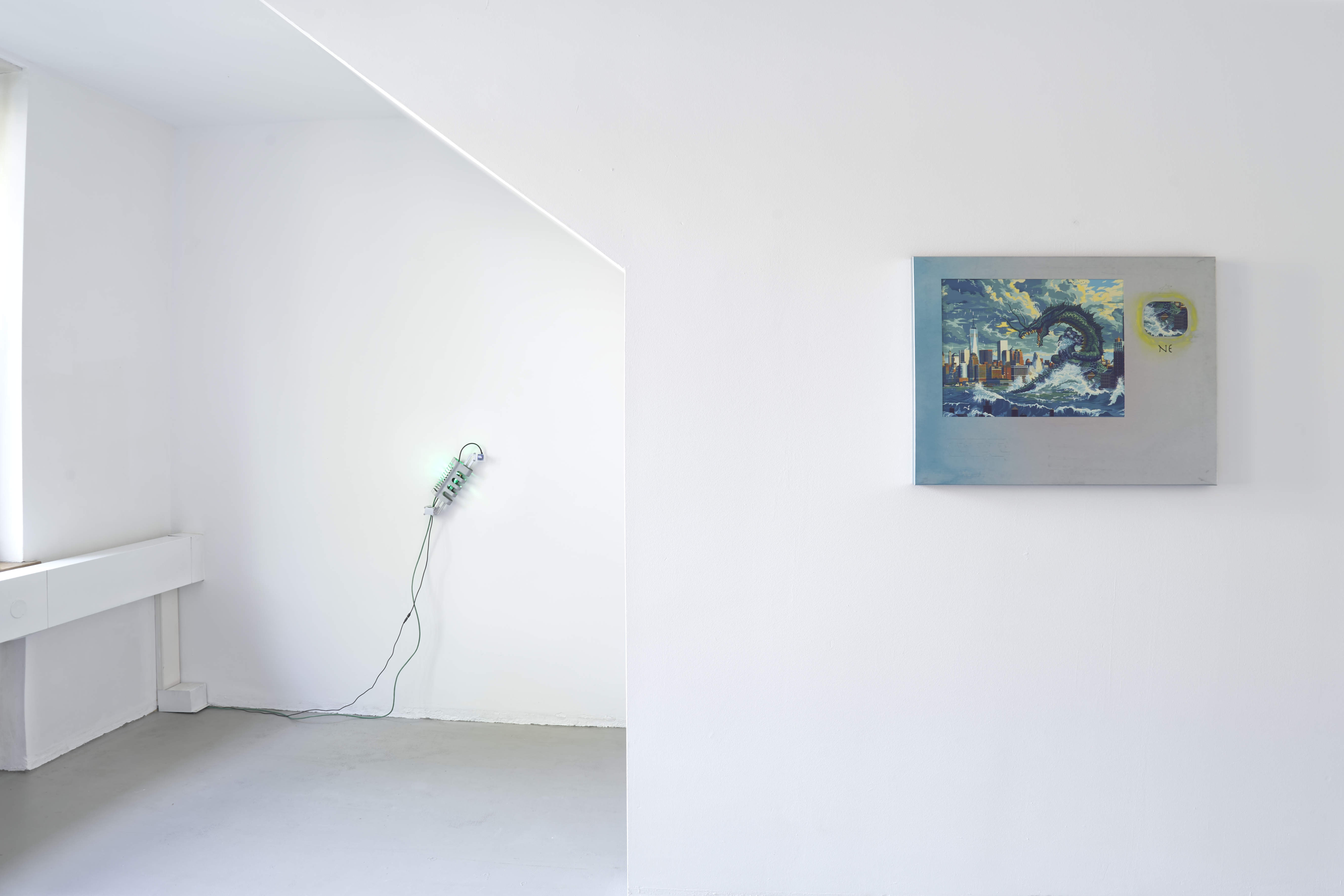 Installation view, Niko Abramidis &NE
