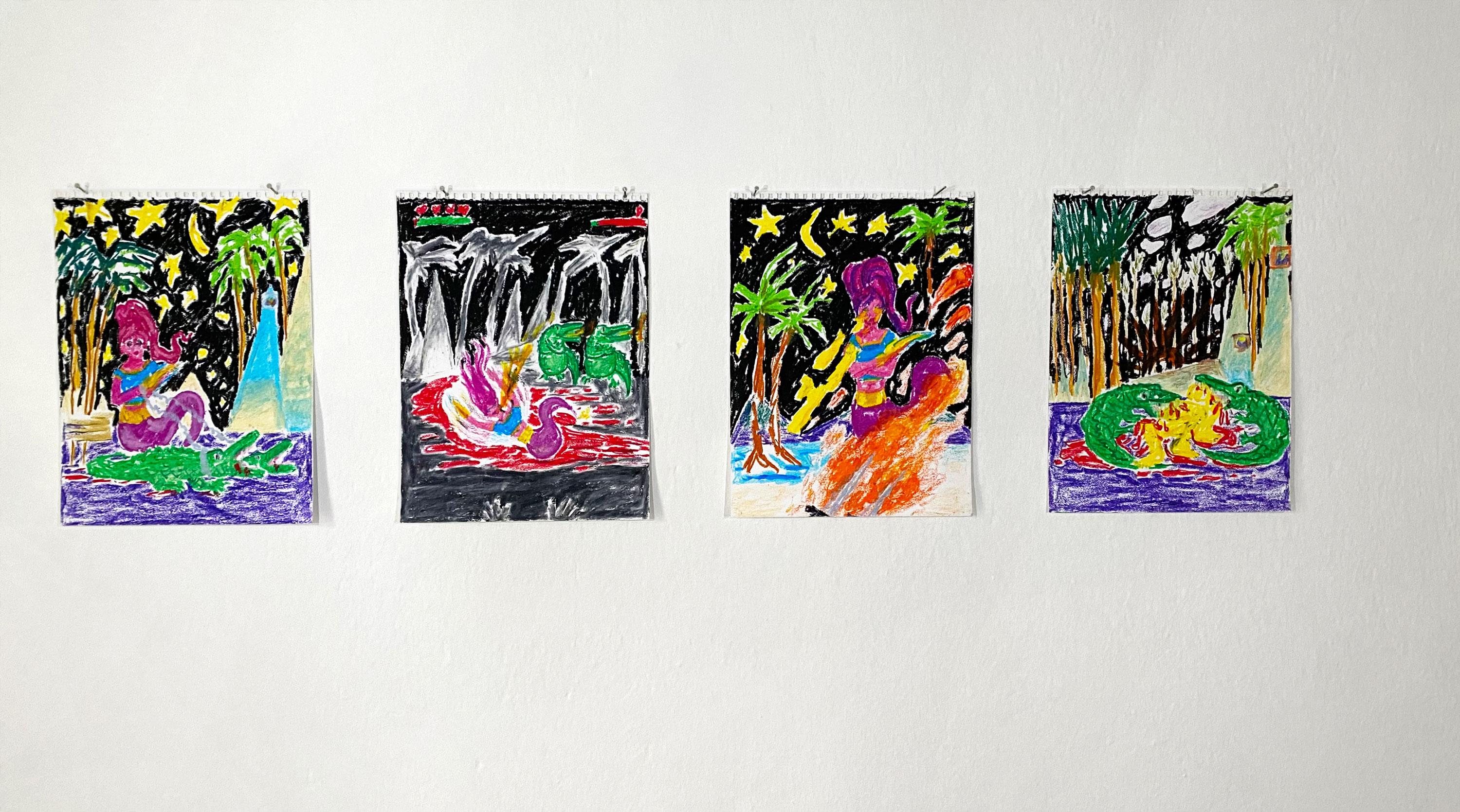 Installation view, Hell Gette, Calypso series